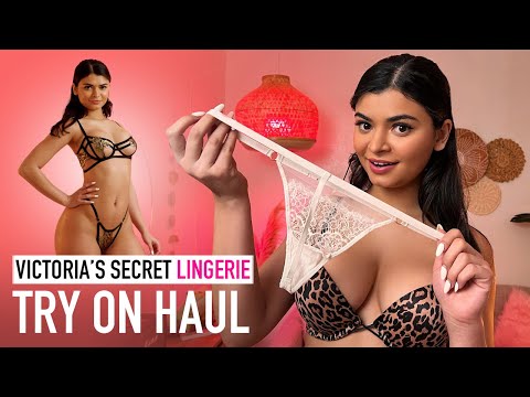 Victoria's Secret Lingerie TRY ON HAUL | Adela Guerra