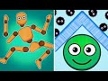 Ragdoll Break vs Hide Ball Brain Teaser vs Kick Break | Epic Mobile Game Showdown