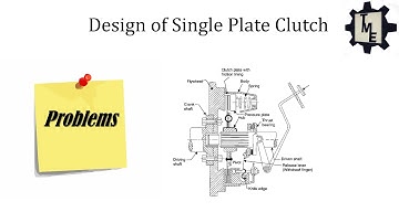 Design of Clutches -1 | Single plate Clutch | Design of Transmission Systems