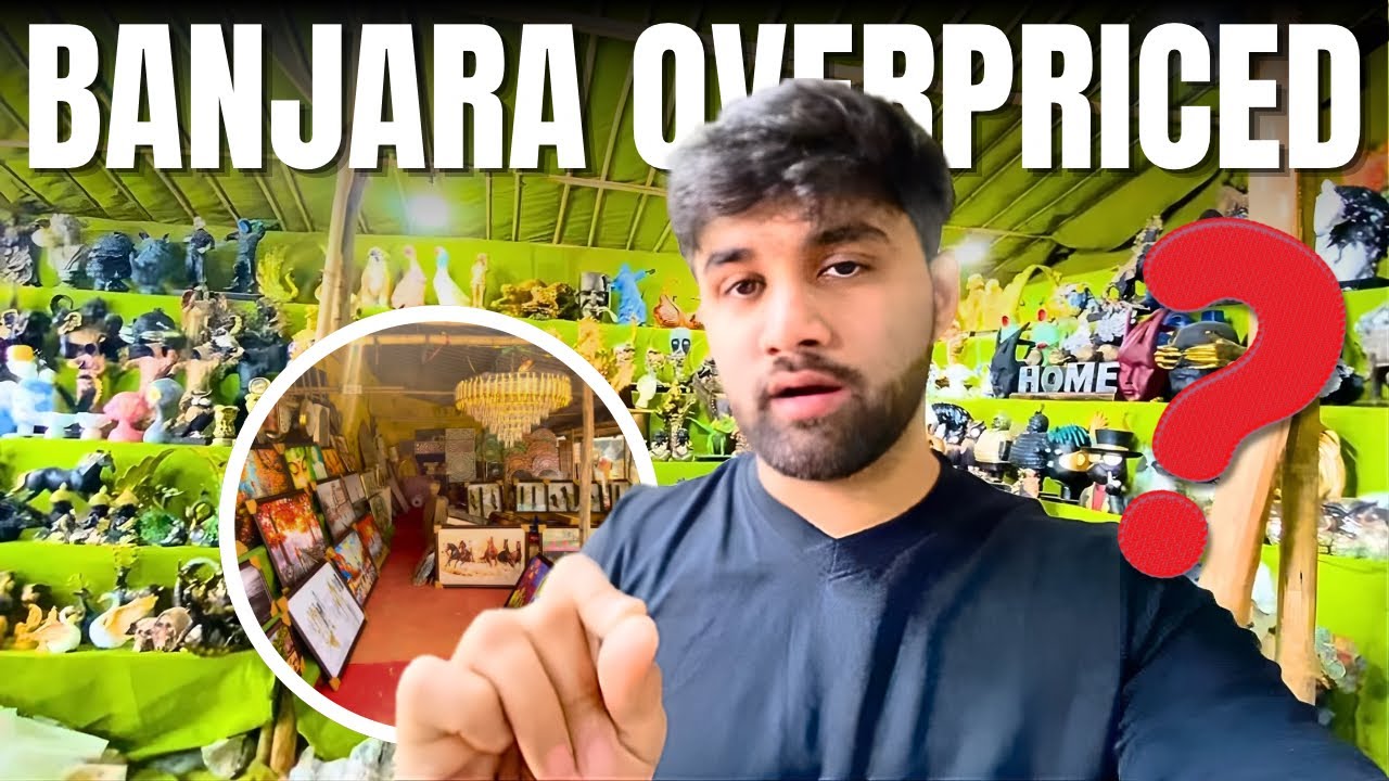 Banjara Market se kari New Studio ki Shopping😍 Full Vlog - Decor, Furniture, Sale 80% 🔥