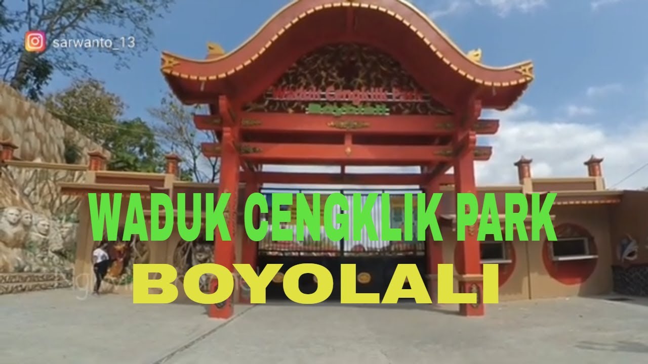 Wisata Baru Waduk Cengklik Park Boyolali Youtube