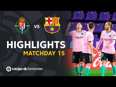 Highlights Real Valladolid vs FC Barcelona (0-3)