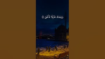 قناة الواتساب والتيليجرام في البايو ) القارئ سعد الغامـدي ) سورة الضحى