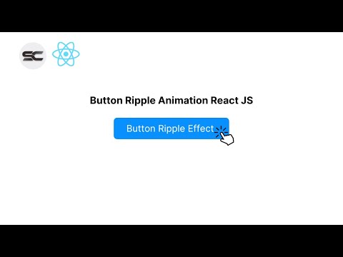 Button Ripple Animation Effect like Material UI | React JS Tutorial