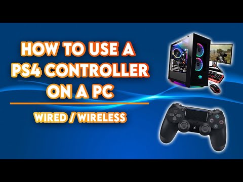 How To Use A PS4 Controller On A PC - Wired / Wireless