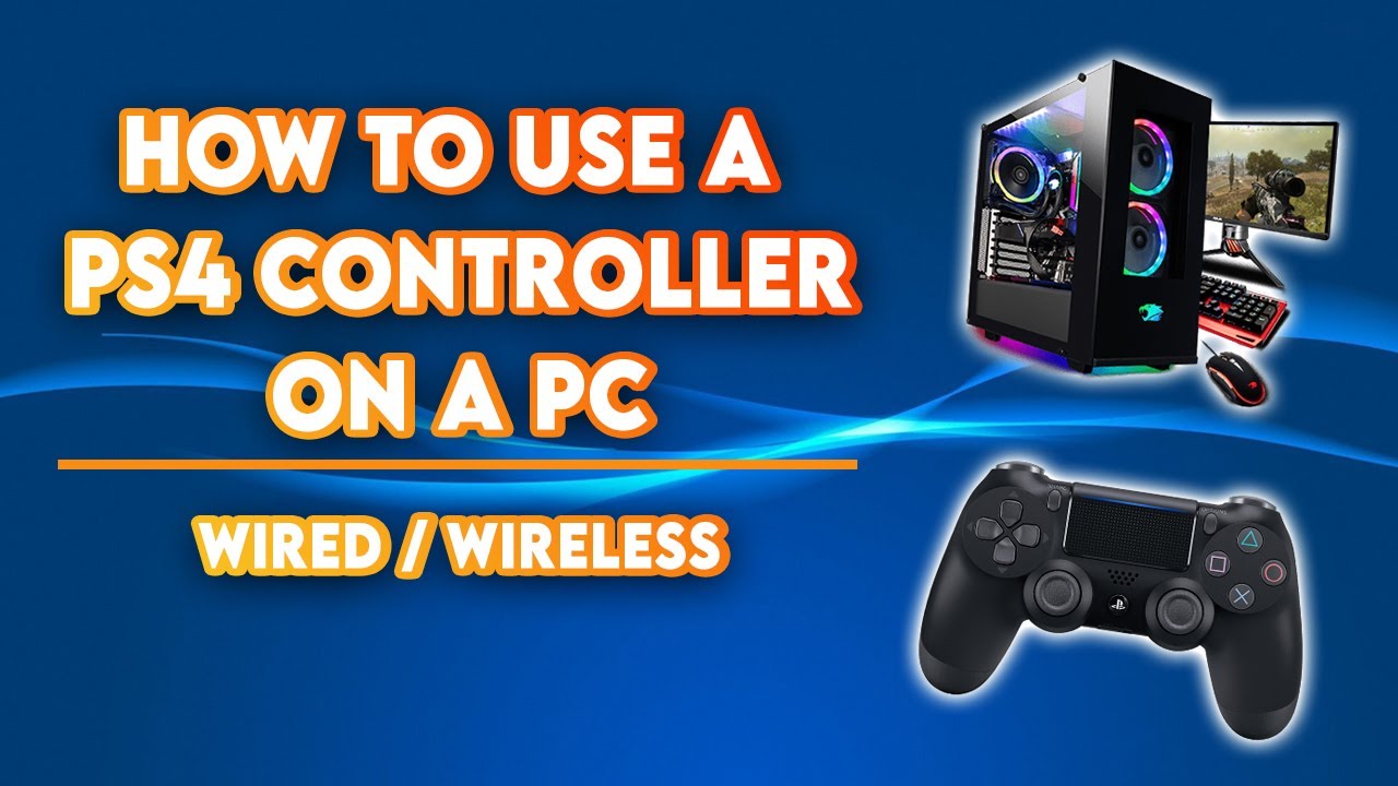 How To Use PS4 Controller On A PC - Wired / YouTube