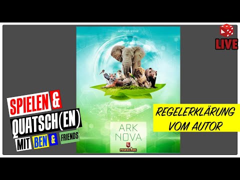 Arche Nova (Feuerland) - Live Let's Play mit Flo & Ben • Regelerklärung vom Autor Mathias Wigge