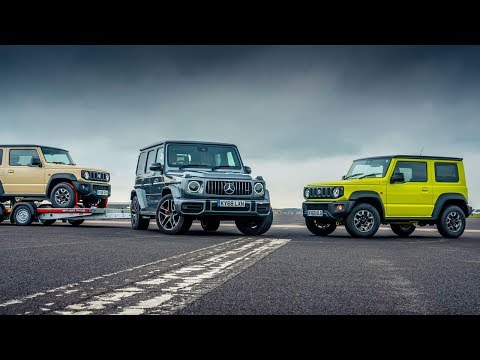 Mercedes AMG G63 & Trailer vs Suzuki Jimny | Drag Races | Top Gear