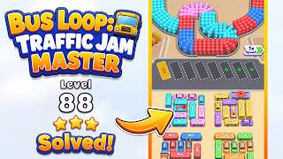 Bus Loop: Traffic Jam Master - Level 88 Walkthrough 🧩 | Solution & Gameplay 🚌