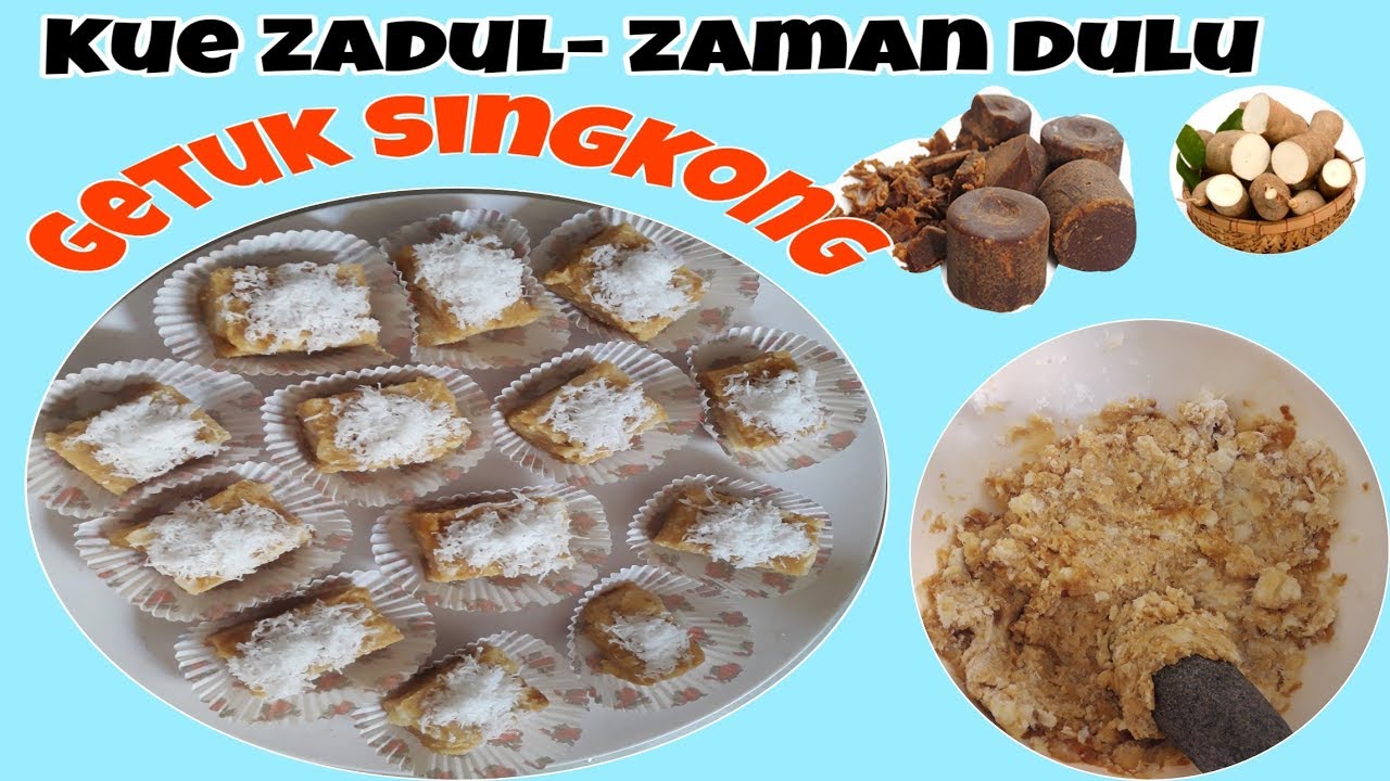 Resep Dan Cara Membuat Getuk Singkong ||Jajanan Deso 