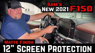 2021 F150 Screen Protector  No More Greasy Screen  The OCD Plug Matte Finish Film