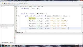 Beginning Java Tutorial: 3 println() Program Statement