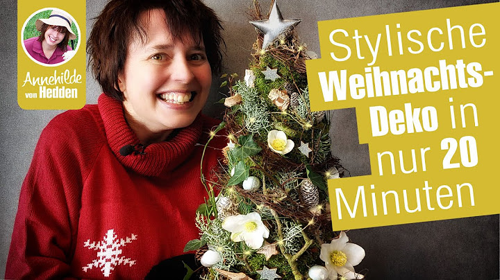 3 schnelle Weihnachtsdeko Ideen mit Materialien aus der Natur und Resten vom Tannenbaum.