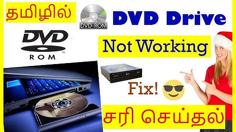 Fix DVD Drive Not Working Tamil |VividTech