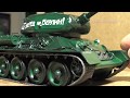 Советский средний танк Т-34/85 - Звезда простая сборка и покраска