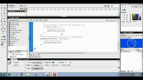 Membuat Animasi Gelembung di Flash