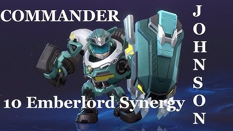 JOHNSON Commander 10 EMBERLORD Synergy Chess Go Go Season 3 Play 19