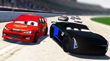 Lightning Mcqueen Crash / Cars Movie Remake - BeamNG.drive