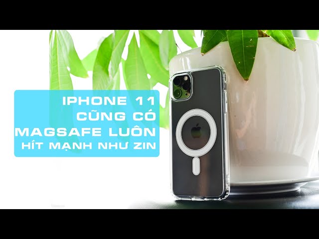 Ốp biến điện thoại iPhone X, iPhone 11, iPhone đời cũ thành iPhone 12 có sạc hít MagSafe