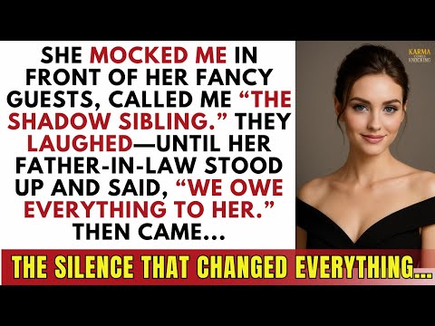 My Sister Mocked Me In Front Of Everyone — Then The Groom’s Father Stood And Said, “You Saved Us”