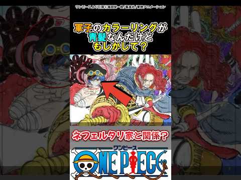 【ワンピース】軍子のカラーリングが判明したけど#ワンピース