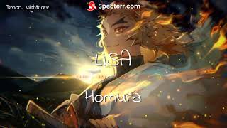 ◤Nightcore◢ ↬ Homura - LiSA [Male version] Demon Slayer