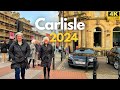 Carlisle  walk around the city centre 4k