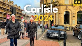 Carlisle | Walk around the city centre. 4K