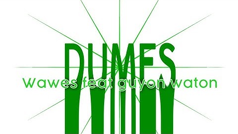 DUMES - wawes feat guyon waton // tipography // mograph edit.