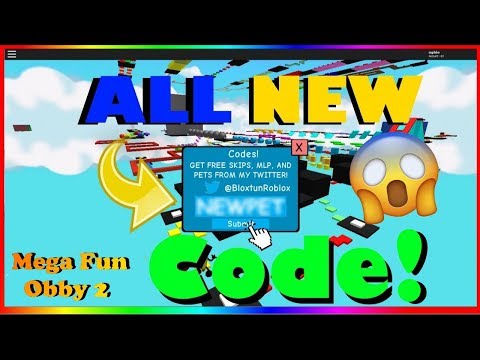 Mega Fun Obby 2 New Code 2020 Roblox Youtube