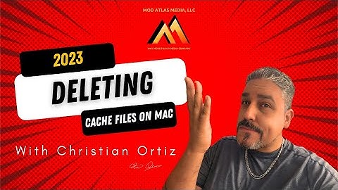 HOW TO DELETE CACHE FILES / DELETING TEMP FILES ON MAC 2023 | A MODERN LOOK - BY CHRISTIAN ORTIZ