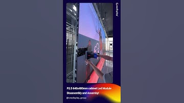P2.5 640x480mm cabinet Led ModuleDisassembly and Assemby! #ledscreen #indoorleddisplay #onedisplay