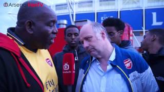 Leicester vs arsenal 0-0 | i've never heard so many fans sing wenger
out says claude