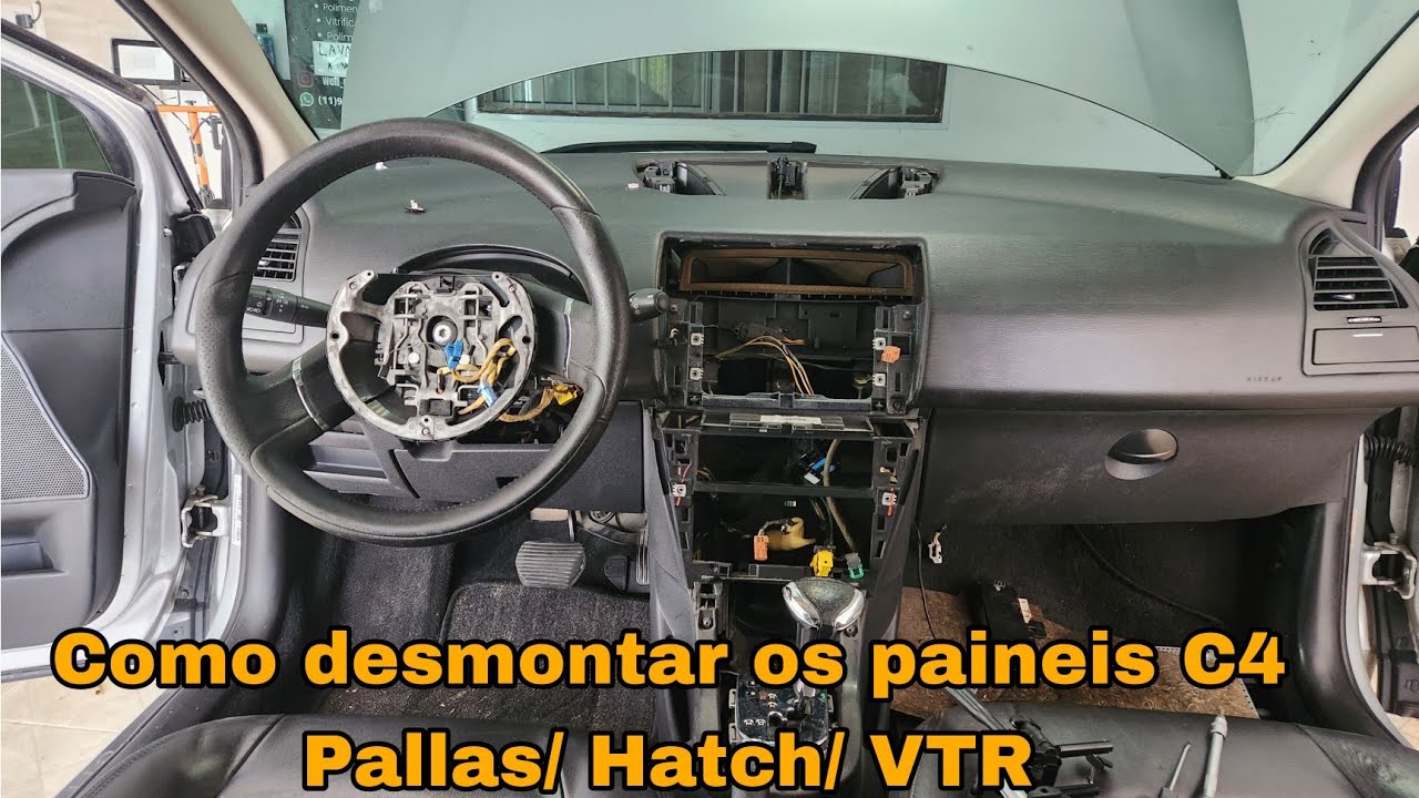 Desmontagem dos paíneis C4 Pallas/ Hatch/ VTR