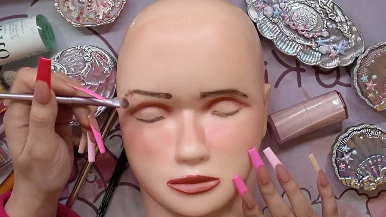 اهتمام بلبشره مع مكياج هادي و مريح ✨Arabic ASMR 