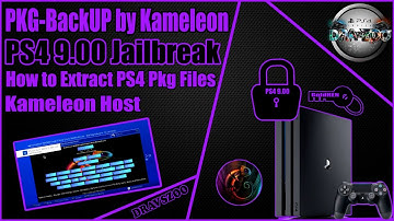 PS4 PKG BackUP Mod by Kameleon | How to Extract Pkg Files to External HDD/USB Flash drive | PS4 9.00