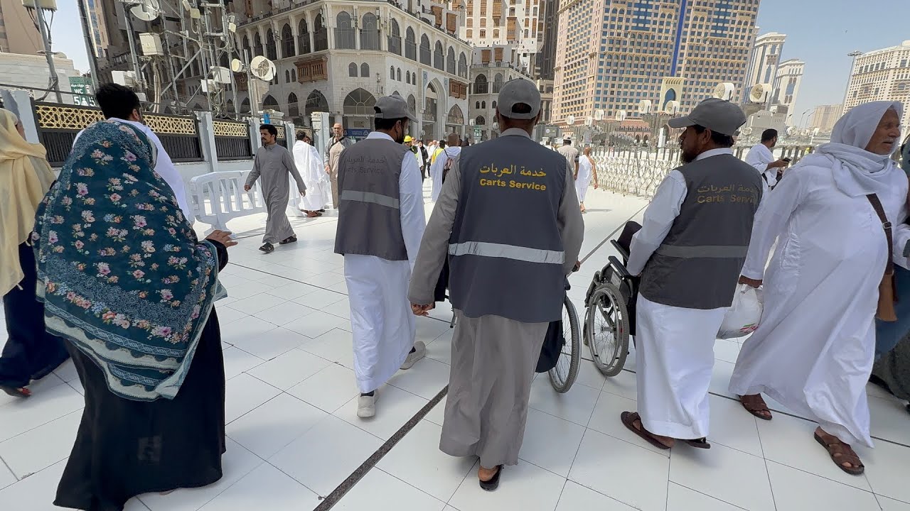 Beautiful Morning time in Makkah Masjid Ul Haram 