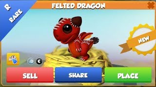 FELTED DRAGON Hatching + Play Day Event Tier 6! - Dragon Mania Legends #510 screenshot 5