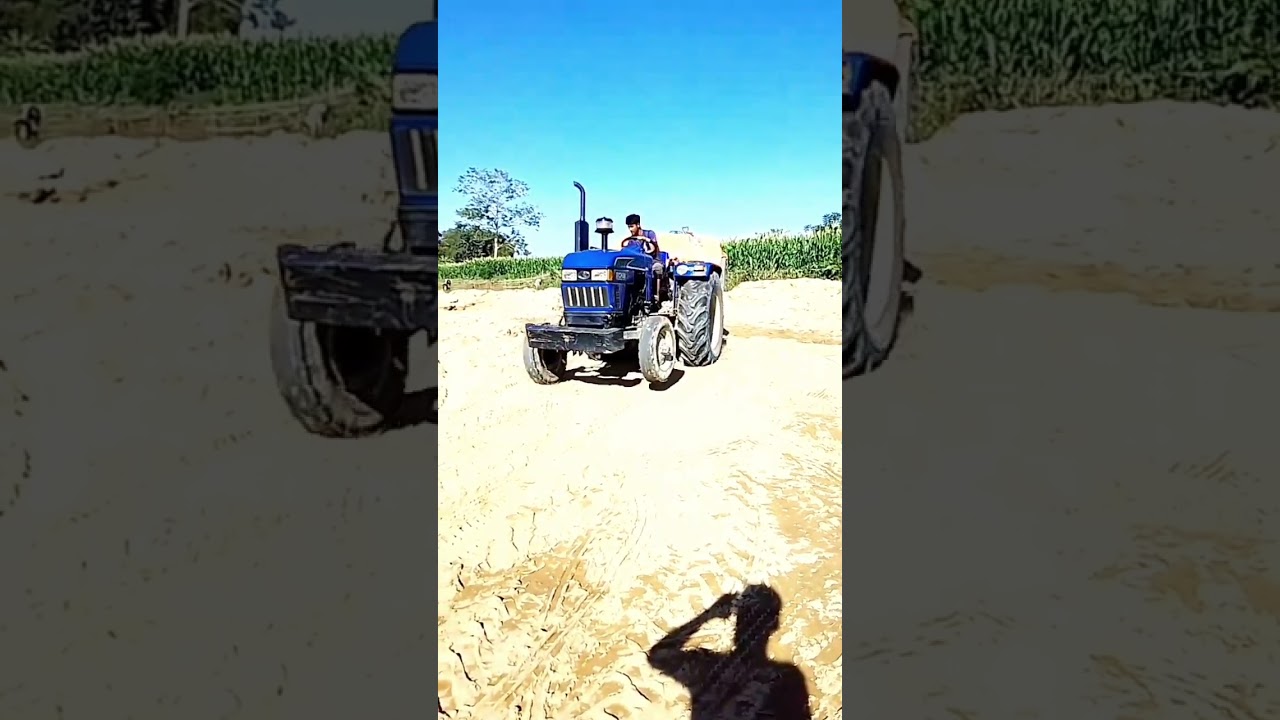 tractor stunt video 