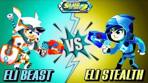(Slugterra) Eli Beast vs Eli Stealth | SlugItOut2 Gameplay.