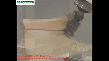 Máy CNC 5 trục Master làm tay nắm cầu thang !