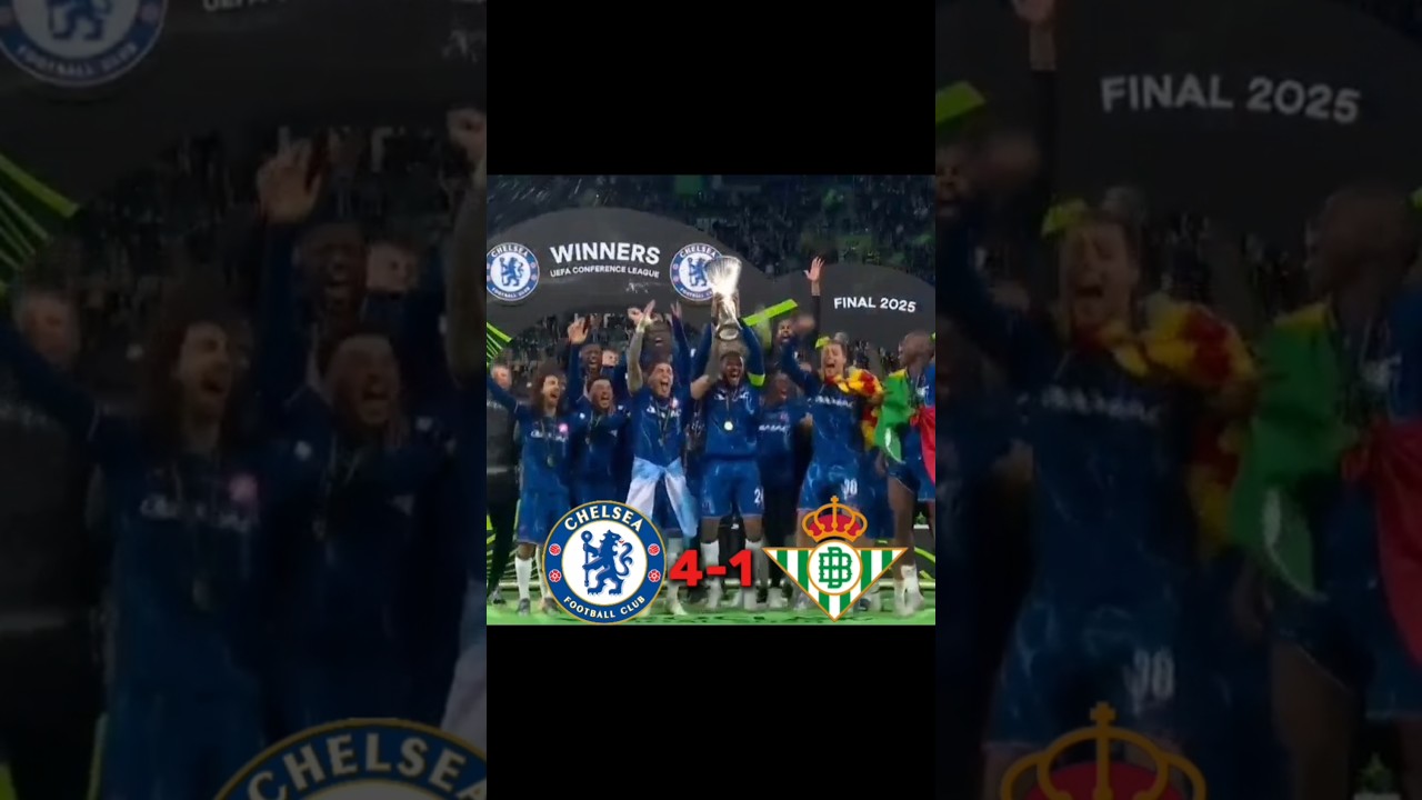 Chelsea beat real Betis 1-4 😬⚽🔥 