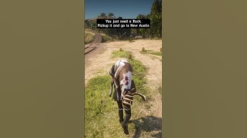 RDR2 - How To Travel New Austin As Arthur Morgan in RDR2! #shorts