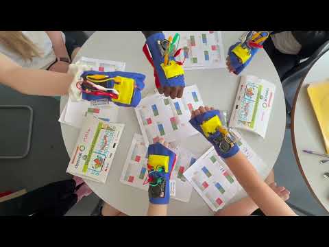 FJS Code Club mini:mu micro:bit performance - Nice to Meet You by Myles Smith