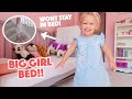 SURPRISING TODDLER WITH A NEW BED!