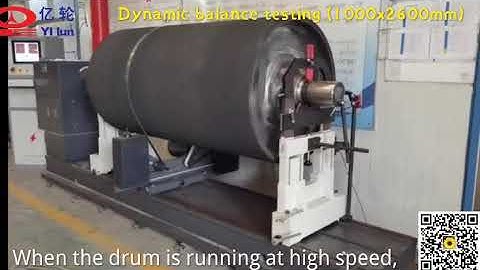 Conveyor pulley for dynamic balance testing