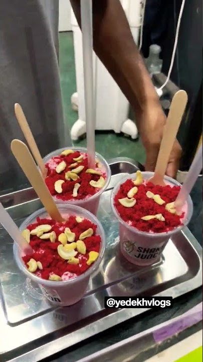 Red Velvet Shake 😍🤤 #shakes #redvelvet #shorts