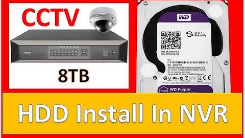 How to install hard drive in Cp Plus NVR ! HDD, IP Cameras