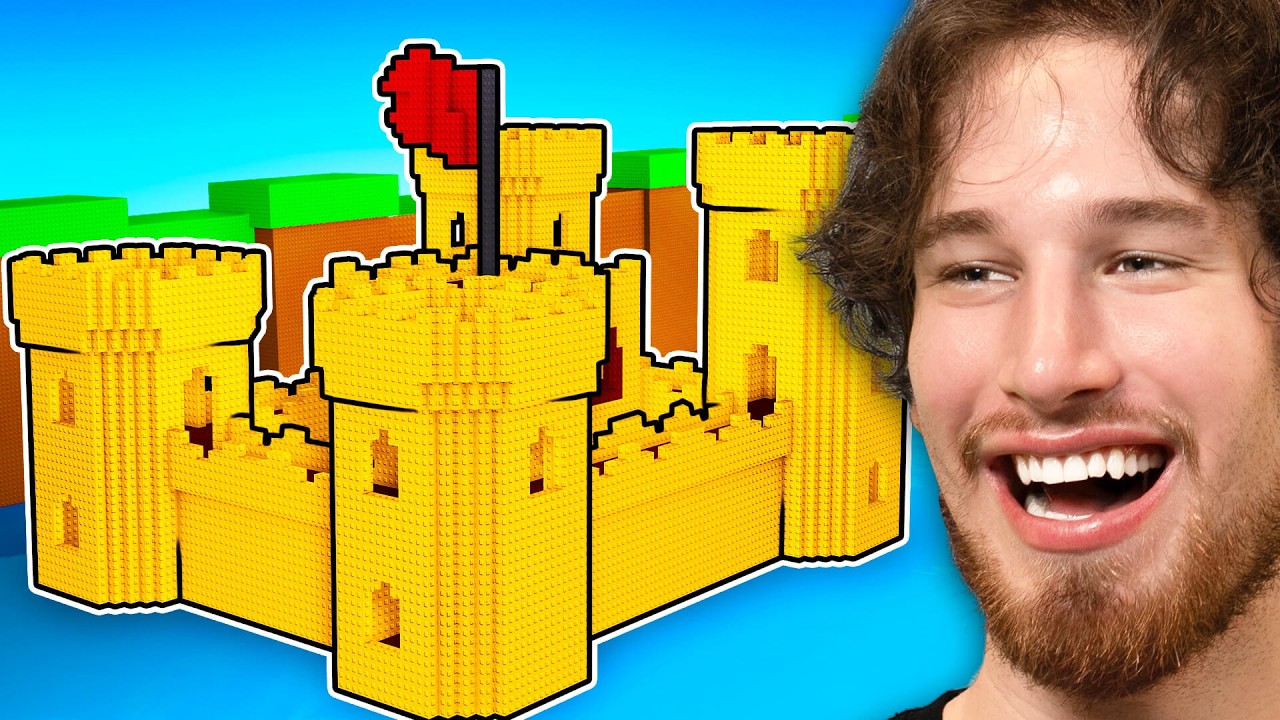 Building the LARGEST CASTLE in Build a Plane Roblox