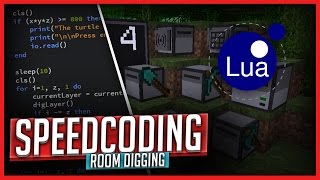 SPEEDCODING: ComputerCraft Room Digging V2.0 (German)